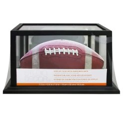 Buy 🔥 Black Football Display Case With Mirrored Back by Studio Décor® by Studio Decor ⭐