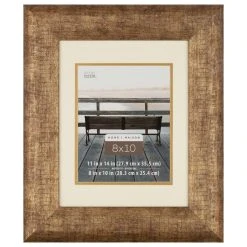 Buy 💯 12 Pack: Rustic 8" x 10" Scoop Frame With Mat, Home Collection by Studio Décor® by Studio Decor 😉