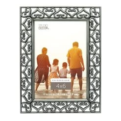 Brand new π€© 12 Pack: Pewter Hearts 4" x 6" Jeweled Frame, Expressions™ by Studio Décor® by Studio Decor π