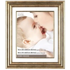Best deal ⌛ Champagne Frame, 20" x 24" With 16" x 20" Mat, Home Collection By Studio Décor® by Studio Decor ⌛