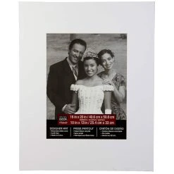 Budget 🎉 16" x 20" Mat by Studio Décor®, 10" x 13" Opening, White by Studio Decor ⭐