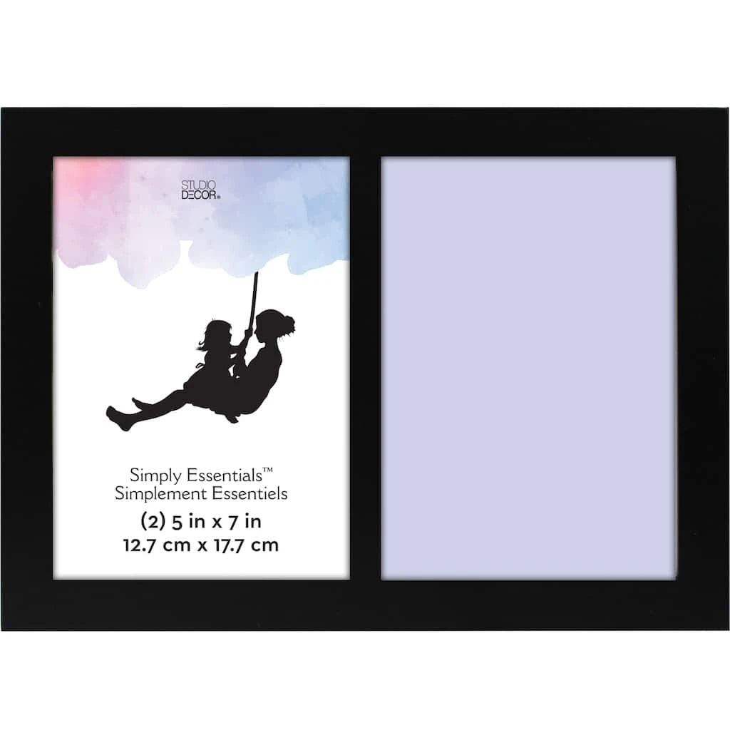 Deals ❤️ 12 Pack: 2 Opening Black 5" x 7" Frame, Simply Essentials™ by Studio Décor® by Studio Decor ✔️ 1 Deals ❤️ 12 Pack: 2 Opening Black 5" x 7" Frame, Simply Essentials™ by Studio Décor® by Studio Decor ✔️