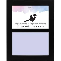 Budget βοΈ 2 Opening Black 4" x 6" Collage Frame, Simply Essentials™ by Studio Décor® by Studio Decor β