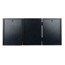 Best Sale 🛒 12 Pack: 3 Opening Black 5" x 7" Hinged Frame, Simply Essentials™ by Studio Décor® by Studio Decor 👍 -Studio Decor shop 10138367 4 1