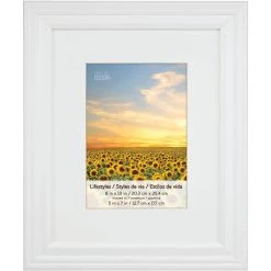 Cheapest ⌛ 4 White Frames With Mat, 5" x 7", Lifestyles By Studio Décor® by Studio Decor 😉