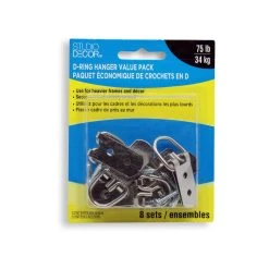 New ✨ 12 Packs: 8 ct. (96 total) D-Ring Hangers by Studio Décor™ by Studio Decor ⌛