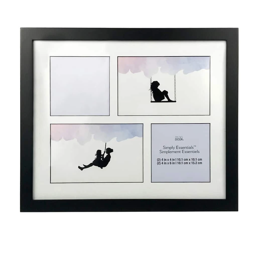 Wholesale β Black 4-Opening Collage Frame, Simply Essentials™ By Studio Décor® by Studio Decor π 1 Wholesale β Black 4-Opening Collage Frame, Simply Essentials™ By Studio Décor® by Studio Decor π