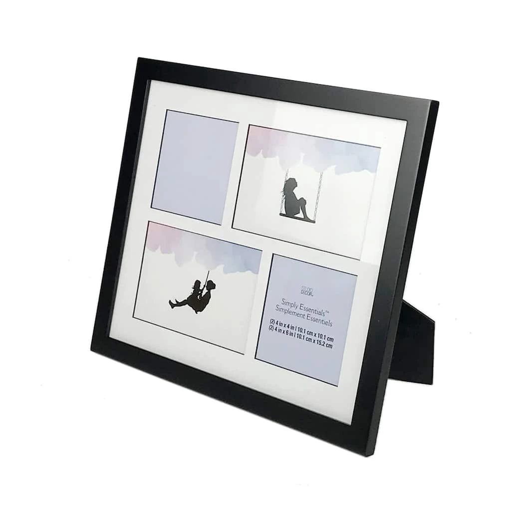 Wholesale β Black 4-Opening Collage Frame, Simply Essentials™ By Studio Décor® by Studio Decor π 3 Wholesale β Black 4-Opening Collage Frame, Simply Essentials™ By Studio Décor® by Studio Decor π - Image 3