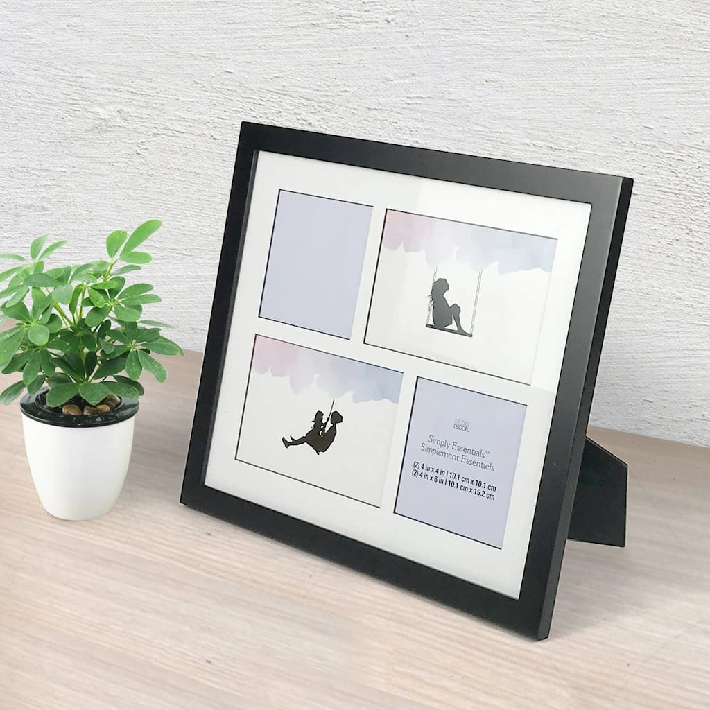 Wholesale β Black 4-Opening Collage Frame, Simply Essentials™ By Studio Décor® by Studio Decor π 6 Wholesale β Black 4-Opening Collage Frame, Simply Essentials™ By Studio Décor® by Studio Decor π - Image 6
