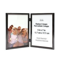 Promo 🤩 Black Hinged Metal Frame, 5" x 7", Simply Essentials™ By Studio Décor® by Studio Decor ✔️