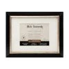 Budget 🧨 Black & Silver 8.5" x 11" Document Frame with Mat by Studio Décor® by Studio Decor ✨