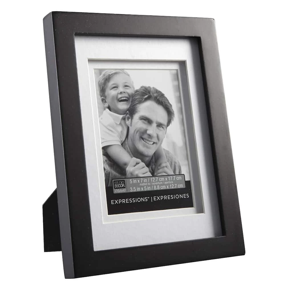 Flash Sale π 12 Pack: Black 3.5" x 5" Frame with Double Mat, Expressions™ by Studio Décor® by Studio Decor π 2 Flash Sale π 12 Pack: Black 3.5" x 5" Frame with Double Mat, Expressions™ by Studio Décor® by Studio Decor π - Image 2