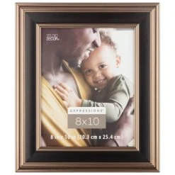 Cheap 😀 Silver & Black Hampton 8" x 10" Frame, Expressions™ by Studio Décor® by Studio Decor 🔔