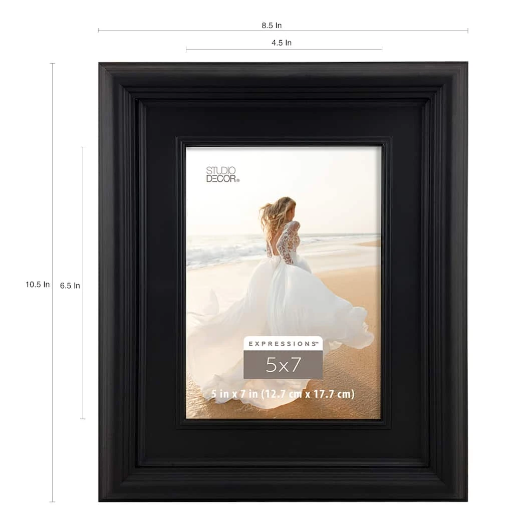 Best Sale β¨ Black Frieze 5" x 7" Frame, Expressions™ by Studio Décor® by Studio Decor π 3 Best Sale β¨ Black Frieze 5" x 7" Frame, Expressions™ by Studio Décor® by Studio Decor π - Image 3