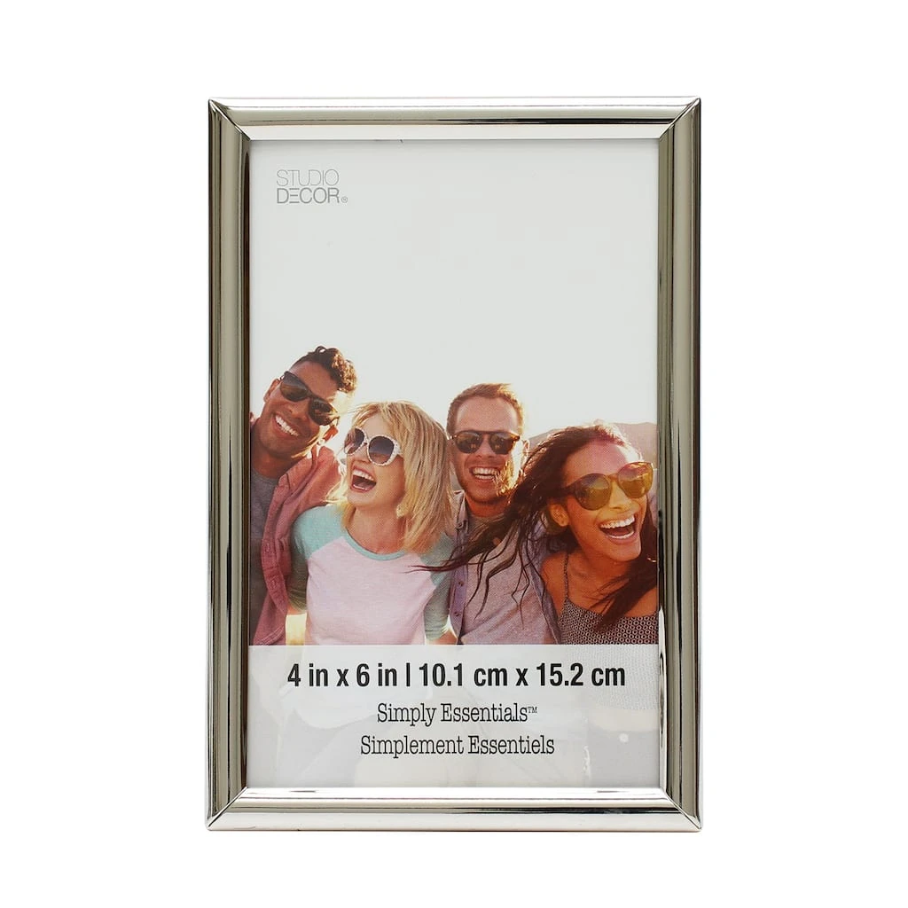 Outlet π 12 Pack: Silver Curved Profile 4" x 6" Frame, Simply Essentials™ by Studio Décor® by Studio Decor π 1 Outlet π 12 Pack: Silver Curved Profile 4" x 6" Frame, Simply Essentials™ by Studio Décor® by Studio Decor π