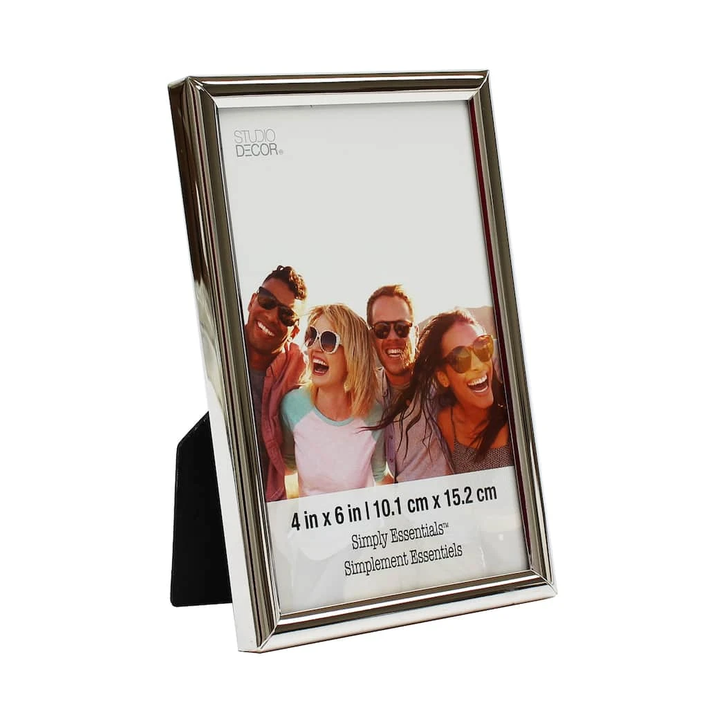 Outlet π 12 Pack: Silver Curved Profile 4" x 6" Frame, Simply Essentials™ by Studio Décor® by Studio Decor π 2 Outlet π 12 Pack: Silver Curved Profile 4" x 6" Frame, Simply Essentials™ by Studio Décor® by Studio Decor π - Image 2