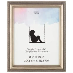 Hot Sale 🛒 12 Pack: Silver Scallop Edge 8" x 10" Frame, Simply Essentials™ by Studio Décor® by Studio Decor 😀