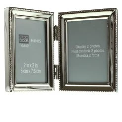 Promo ⭐ Metal Hinged 2-Opening Mini Frame by Studio Décor® by Studio Decor 👍
