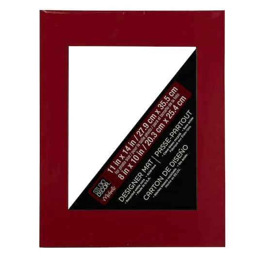 Best deal π 11" x 14" Black Core Mat By Studio Décor®, 8" x 10" Opening by Studio Decor π 3 Best deal π 11" x 14" Black Core Mat By Studio Décor®, 8" x 10" Opening by Studio Decor π - Image 3