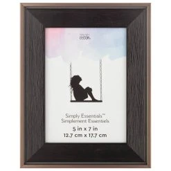 Cheapest 🥰 Black Simply Essentials™ Frame With Silver Edge By Studio Décor® by Studio Decor ⌛