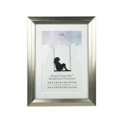 Flash Sale ⭐ Silver Foil Frame With Mat, Simply Essentials™ By Studio Décor® by Studio Decor ✨ -Studio Decor shop 10268162 1 1
