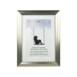 Flash Sale ⭐ Silver Foil Frame With Mat, Simply Essentials™ By Studio Décor® by Studio Decor ✨