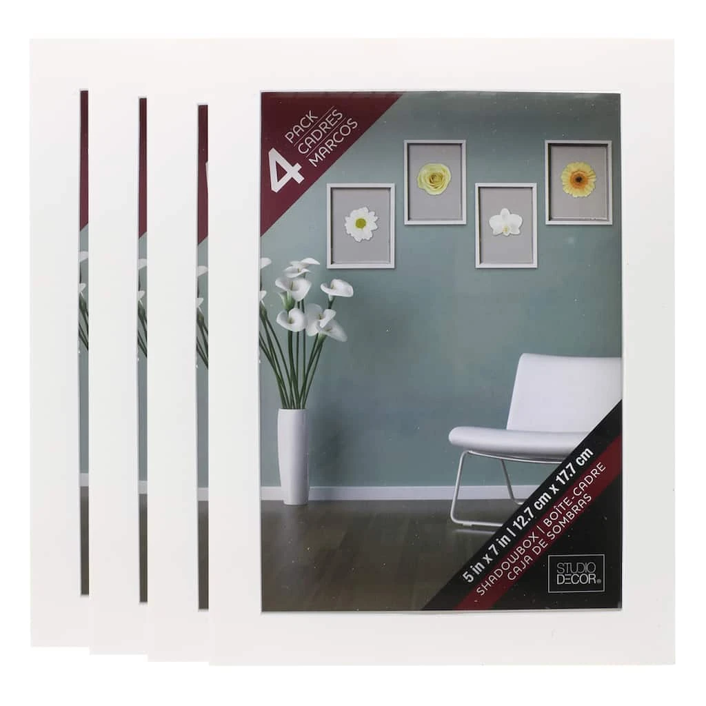 Best reviews of ⭐ 12 Packs: 4 ct. (48 total) White 5" x 7" Shadow Box by Studio Décor® by Studio Decor ✔️ 1 Best reviews of ⭐ 12 Packs: 4 ct. (48 total) White 5" x 7" Shadow Box by Studio Décor® by Studio Decor ✔️