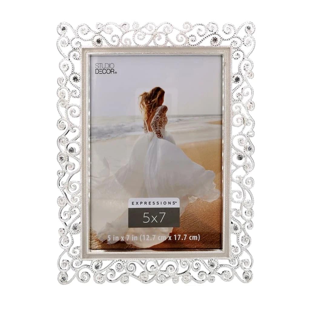 Best Sale ✨ Silver Scroll Jeweled Frame, Expressions™ by Studio Décor® by Studio Decor ❤️ 1 Best Sale ✨ Silver Scroll Jeweled Frame, Expressions™ by Studio Décor® by Studio Decor ❤️