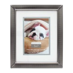 Coupon 👍 12 Pack: Etched Pewter 8" x 10" Frame with Double Mat, Expressions™ by Studio Décor® by Studio Decor 😍