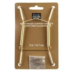 New ⭐ 24 Pack: Brass Plate Hanger by Studio Décor® by Studio Decor 👍