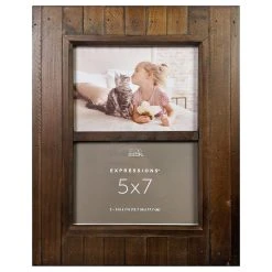 Outlet ❤️ 12 Pack: 2 Opening Espresso Salvage Chic 5" x 7" Frame, Expressions™ by Studio Décor® by Studio Decor 🧨
