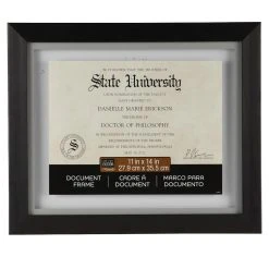 Deals 🌟 Black 11" x 14" Document Float Frame by Studio Décor® by Studio Decor ⌛