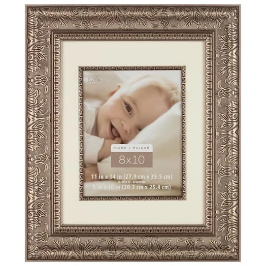 Best deal π Silver Floral Frame with Mat, Home Collection by Studio Décor® by Studio Decor 𧨠3 Best deal π Silver Floral Frame with Mat, Home Collection by Studio Décor® by Studio Decor 𧨠- Image 3