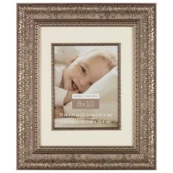Best reviews of 🔔 8 Pack: Silver 8" x 10" Floral Frame with Mat, Home Collection by Studio Décor® by Studio Decor ✔️