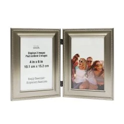 Best Sale 🎉 Antique Pewter Hinged Frame, 4" x 6", Simply Essentials™ By Studio Décor® by Studio Decor ⌛