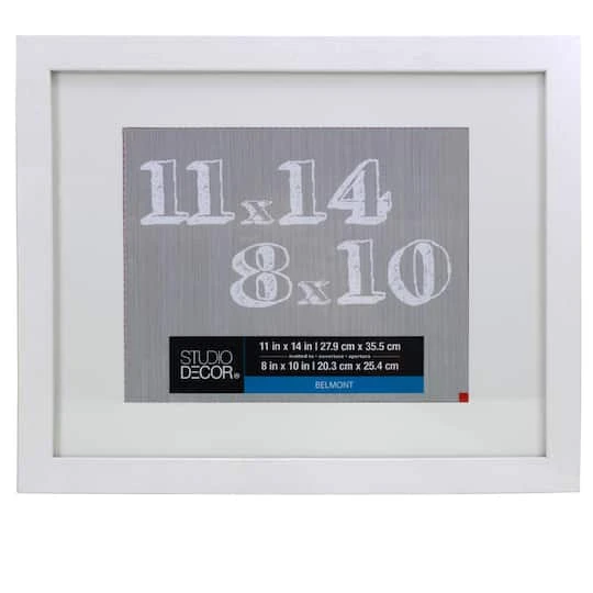 Buy π White Belmont Frame With Mat By Studio Décor® by Studio Decor β¨ 4 Buy π White Belmont Frame With Mat By Studio Décor® by Studio Decor β¨ - Image 4