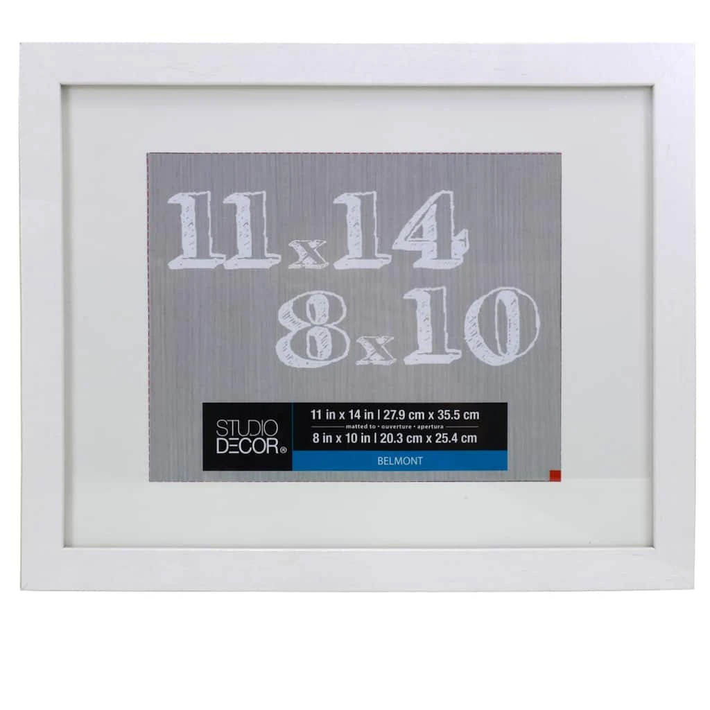 Buy π White Belmont Frame With Mat By Studio Décor® by Studio Decor β¨ 1 Buy π White Belmont Frame With Mat By Studio Décor® by Studio Decor β¨
