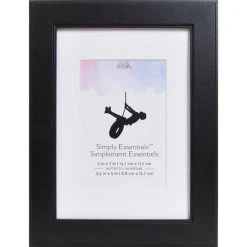 Best deal 🧨 Black Flat Frame with Mat, Simply Essentials™ by Studio Décor® by Studio Decor ⭐ -Studio Decor shop 10397393 5 1