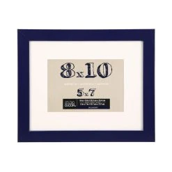 Budget ⌛ Navy Belmont Frame With Mat By Studio Décor® by Studio Decor ✨