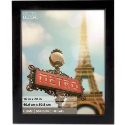 Deals ✔️ 6 Pack: Black 16" x 20" Studio Frame, Home Collection by Studio Décor® by Studio Decor 🌟