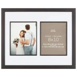 Outlet β 2 Opening Black 8" x 10" Collage Frame, Home Collection by Studio Décor® by Studio Decor π