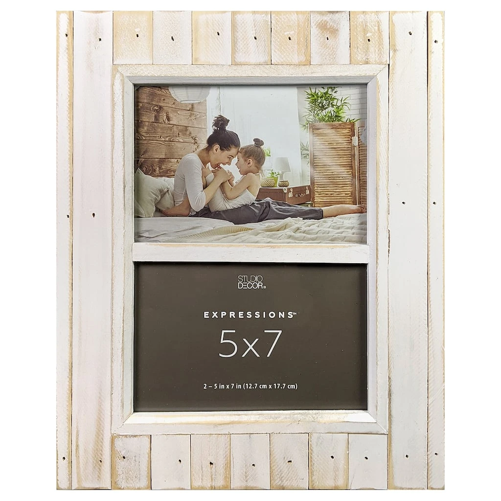 Wholesale π 2 Opening White Salvage Chic 5" x 7" Frame, Expressions™ by Studio Décor® by Studio Decor βοΈ 1 Wholesale π 2 Opening White Salvage Chic 5" x 7" Frame, Expressions™ by Studio Décor® by Studio Decor βοΈ