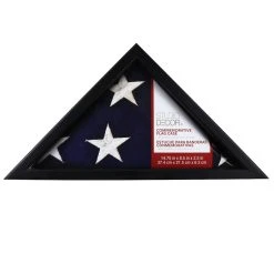 Best Pirce 😀 Black Commemorative Flag Case by Studio Décor® by Studio Decor 🔥