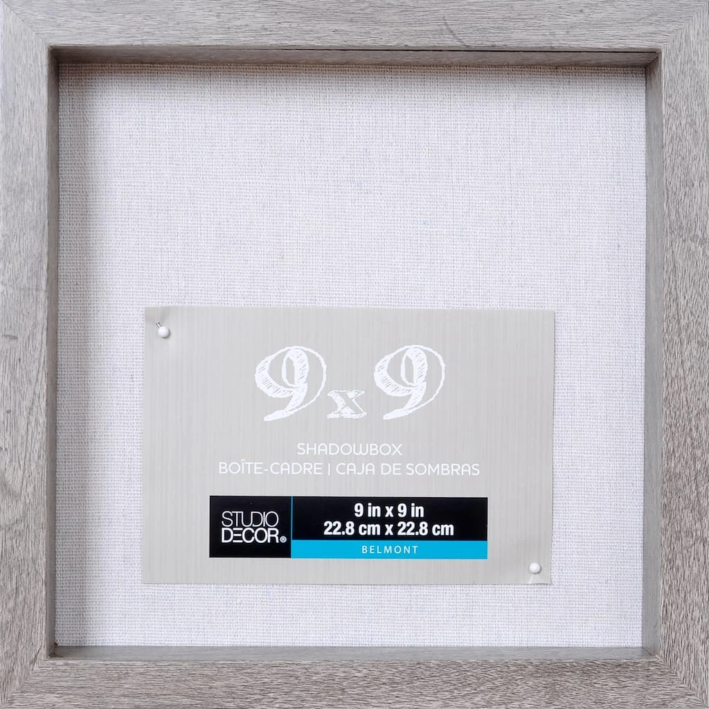 Brand new ✔️ Gray Belmont Shadow Box By Studio Décor® by Studio Decor ✨ 1 Brand new ✔️ Gray Belmont Shadow Box By Studio Décor® by Studio Decor ✨