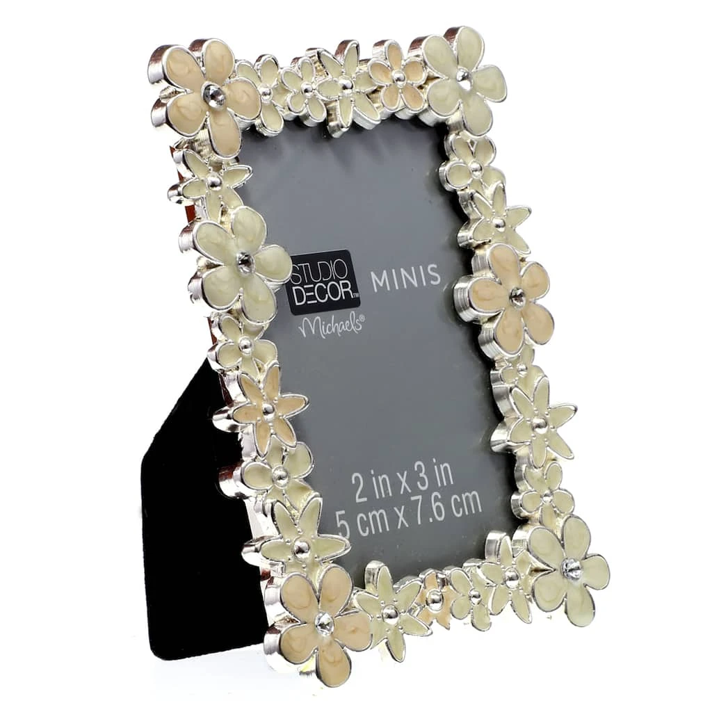 Best deal 😀 White Floral Mini Frame by Studio Décor® by Studio Decor ✨ 1 Best deal 😀 White Floral Mini Frame by Studio Décor® by Studio Decor ✨