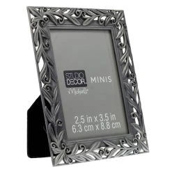 Best Pirce ✨ Pewter Mini Frame with Leaves by Studio Décor® by Studio Decor 😉
