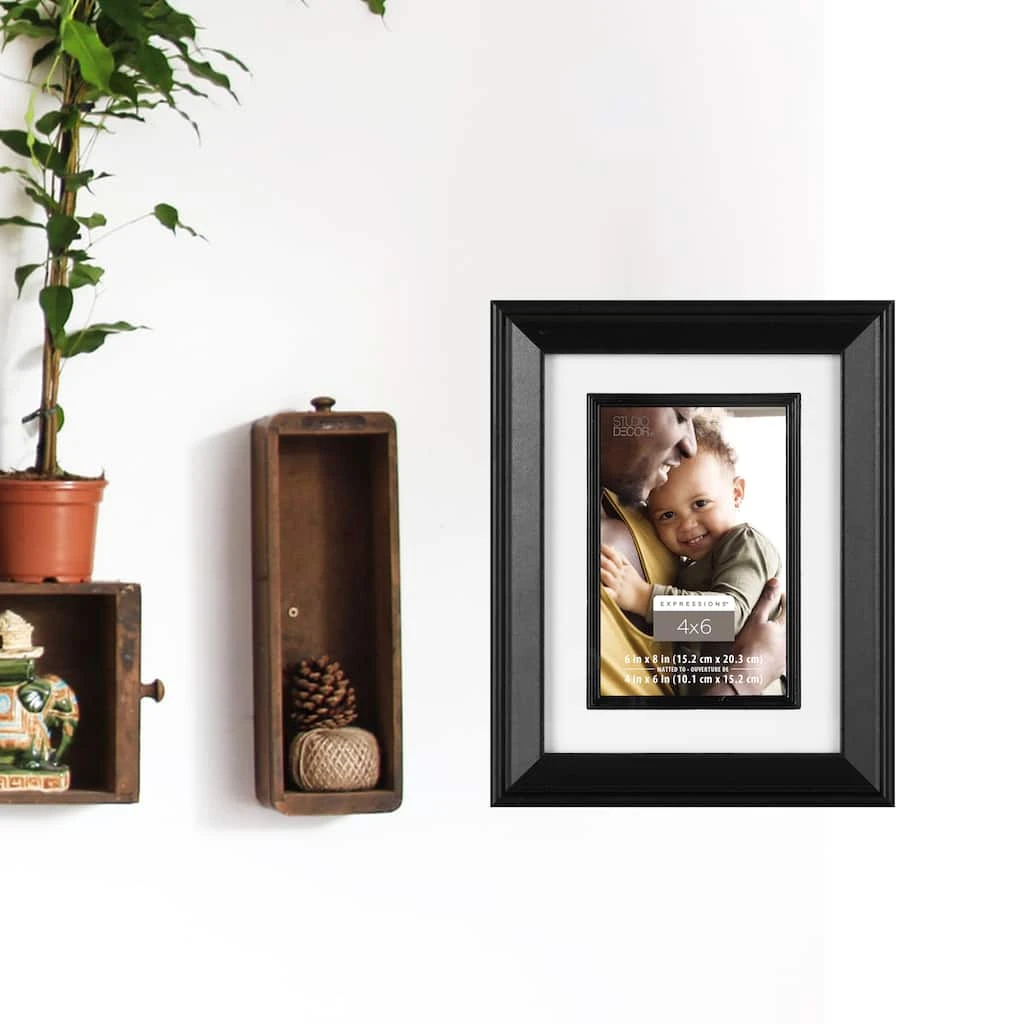 Cheapest ⌛ Black 4" x 6" Frame with Fillet, Expressions™ by Studio Décor® by Studio Decor ✨ 5 Cheapest ⌛ Black 4" x 6" Frame with Fillet, Expressions™ by Studio Décor® by Studio Decor ✨ - Image 5
