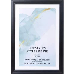 Cheapest ✔️ Black Frame With Mat, Lifestyles™ by Studio Décor® by Studio Decor ✔️