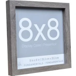 Promo 🤩 3-Pack Gray 8" x 8" Shadow Boxes, Fundamentals By Studio Décor® by Studio Decor ❤️ -Studio Decor shop 10500650 3