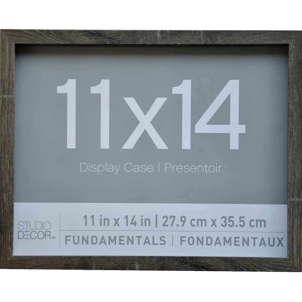 Best deal ❤️ 9 Packs: 2 ct. (18 total) Gray Fundamentals 11" x 14" Display Case by Studio Décor® by Studio Decor ⭐ 1 Best deal ❤️ 9 Packs: 2 ct. (18 total) Gray Fundamentals 11" x 14" Display Case by Studio Décor® by Studio Decor ⭐